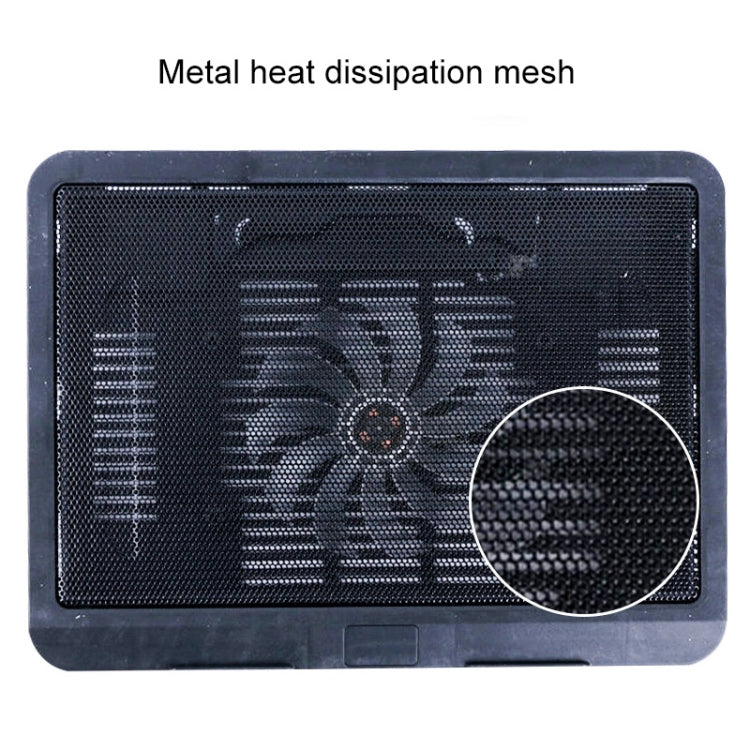 N19 USB Powered Portable Silent Fan Laptop Cooling Pad Stand, N19