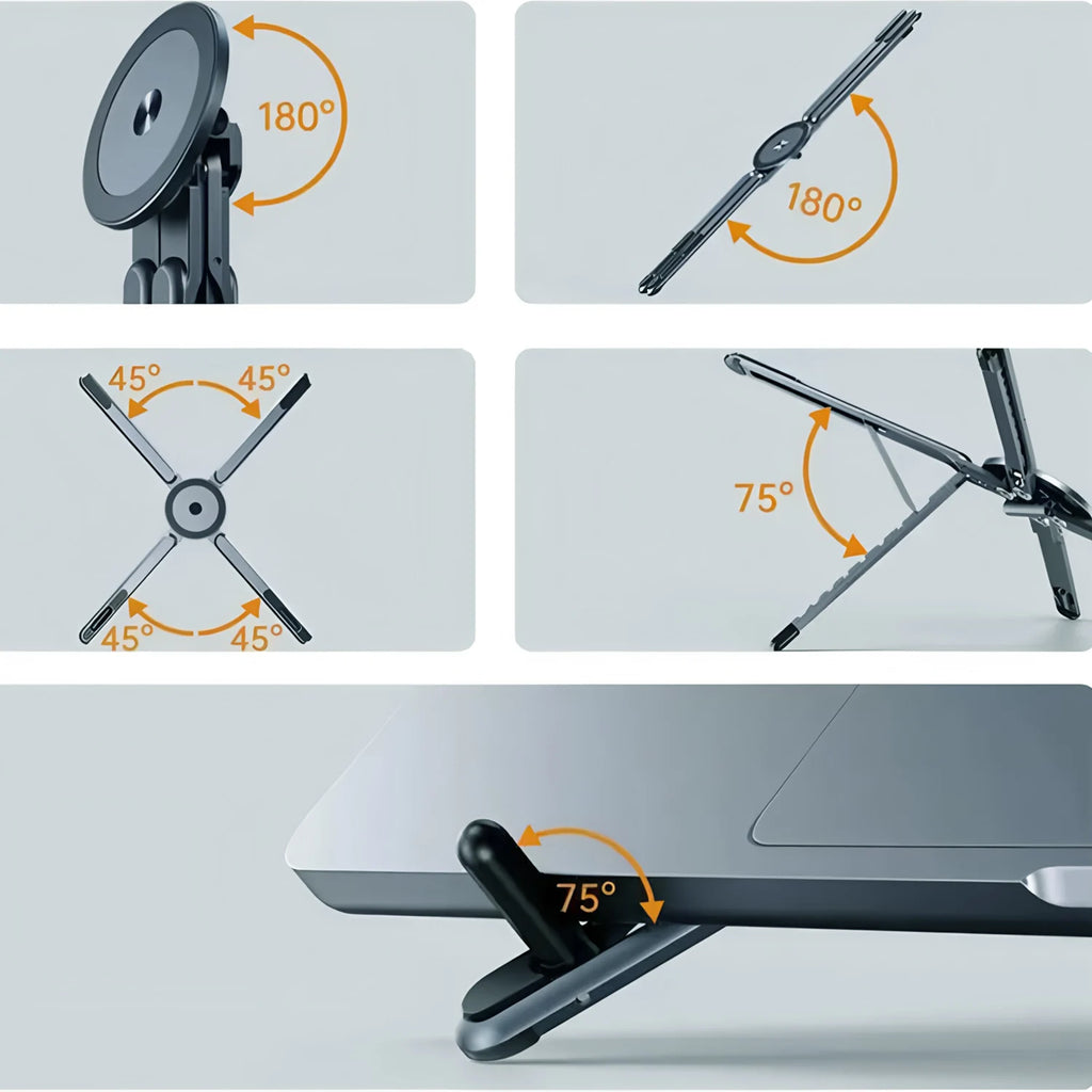 Support Téléphone Magnétique 3-en-1 — Selfie Stick & Trépied Pliable