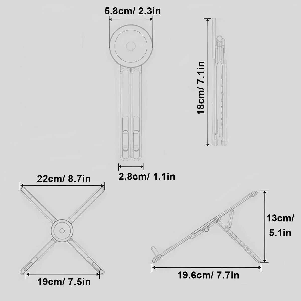 Support Téléphone Magnétique 3-en-1 — Selfie Stick & Trépied Pliable