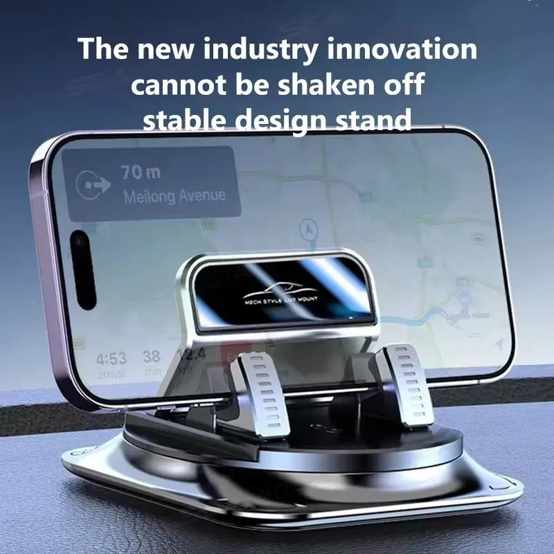 Support Téléphone Voiture 360° — Silicone Antidérapant