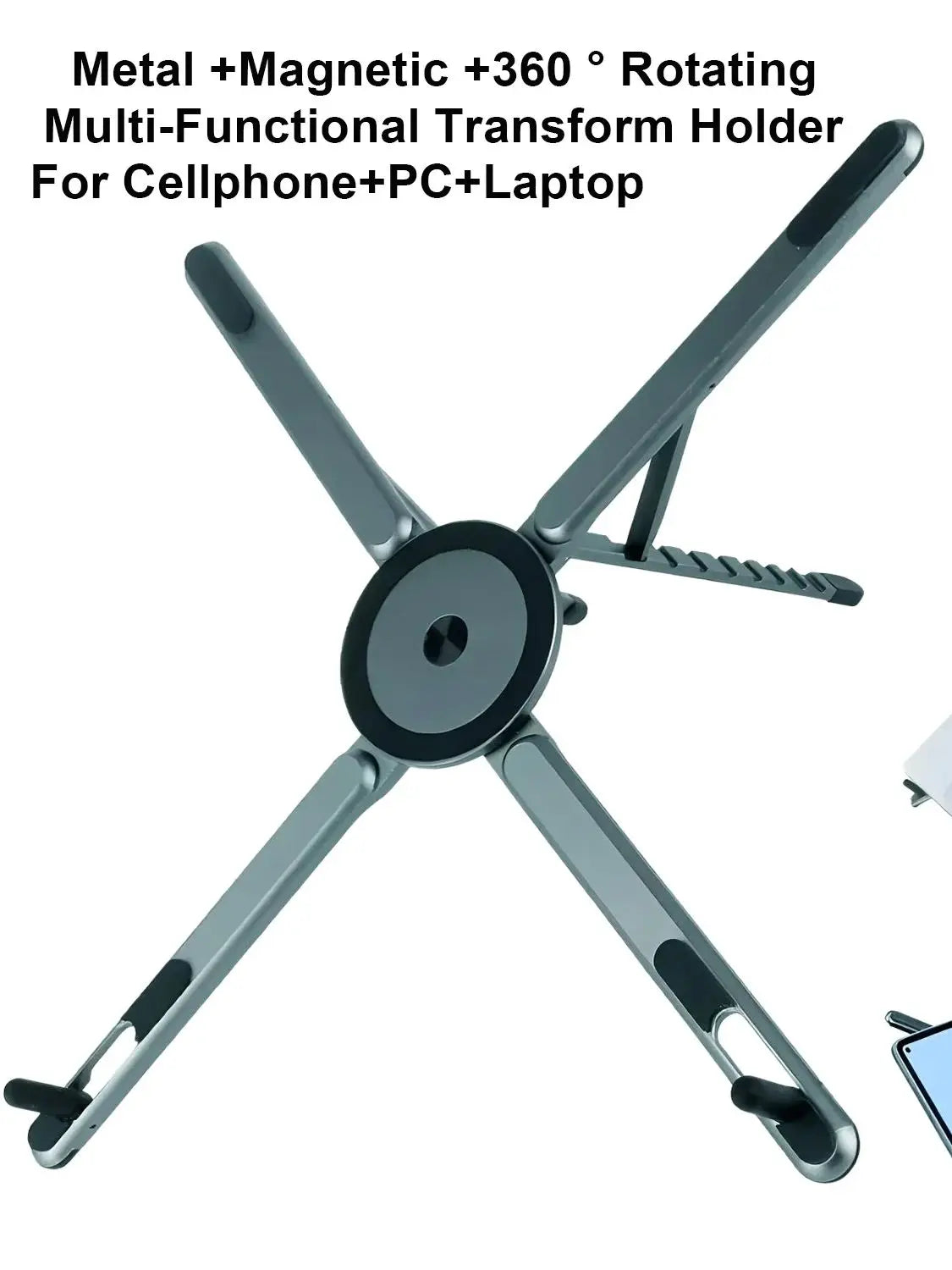 Support Téléphone Magnétique 3-en-1 — Selfie Stick & Trépied Pliable