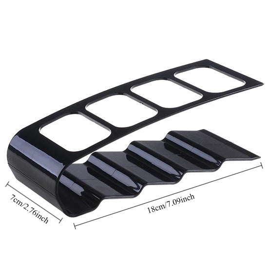 Organisateur de Bureau 4 Compartiments — Rangement Télécommandes & Accessoires